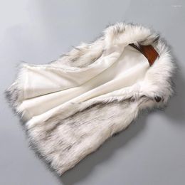 Women's Vests Fashion Fluffy Waistcoat Windproof Faux Fur Vest Women Plus Size Furry Coat Pockets Comfortable For Shopping