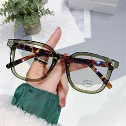 Sunglasses Fashion Retro Big Square Frame Blue Light Blocking Glasses Unisex Office Work UV Protection Men Women Computer Goggles