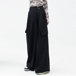 Women's Pants Loose Casual Summer Japanese Large Size Three-Dimensional Cutting Overalls Low-End Versatile Wide Leg Mops