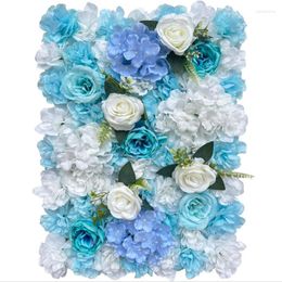 Decorative Flowers Silk Rose Flower Wall Artificial For Wedding Decoration Christmas Home Decor Backdrop