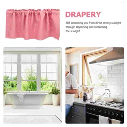 Curtain Window Curtains Kitchen Short Valances Bedroom Windows Half Finished Product Bathroom Farmhouse Wash Only