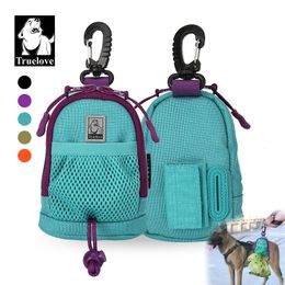 kennels pens Truelove Pet Poop Bag Holder Portable Dog Waste Bags Dispenser With Leash Clip Multifunctional Clean Accessories Traveling 230802