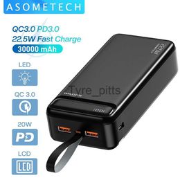 Wireless Chargers Power Bank 30000mAh Portable Charger Poverbank Fast Charging Powerbank 10000 20000mAh External Battery For iPhone 13 12 Xiaomi x0803