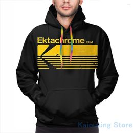 Men's Hoodies Mens Sweatshirt For Women Funny Vintage Pography Kodak Ektachrome - Yellow Print Casual Hoodie Streatwear