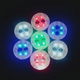 Party Masks 36pcs m 4LEDs Flash Light Bulb Led Bottle Cup Mat er LED Glorifier mini Glow sticker Club Bar Decoration 230802