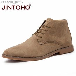 Boots Jintoho Fashion Pointed Toe Leather Boots Cheap Men's Winter Boots 2019 Men's Winter Boots Z230803