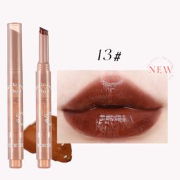 Lipstick 13 Colours female lipstick smooth mirror gloss lipstick lasting Moisturising lip Colour vivid Colourful lip Colour female makeup 230803