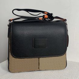 Classic day packs unisex designer Bag shoulder messenger crossbody purse embroidery Collar Flap Messenger Bag luxurys handBag 230815