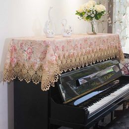 Dust Cover Thickened Lace High-end Piano Bench Cover Light Luxurious Dustproof Piano Cover Cloth Beautiful Home Decoration Piano Cover R230803
