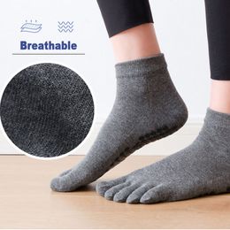 Shoe Parts Accessories Five Toe Pads for Women AntiSlip Breathable Insoles Pilates Socks Yoga QuickDry Cotton Ladies Ballet Dance Fitness Sock 230802