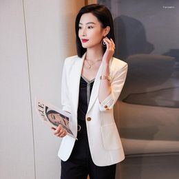 Women's Suits Fashion Styles Spring Summer Formal Blazers Jackets Coat Women Business Work Wear Professional Outwear Blaser S-4XL