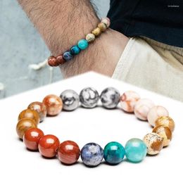 Strand Men's Women's Couples' Nature Stone Beads Charm Bracelets Bangles Handmade Hombre Casual Jewellery Accessories On Hand