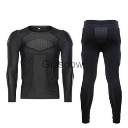 Motorcycle Apparel Men's Motorcycle Body Armour Breathable Outdoor Sports Underwear Moto Motocross Base Layer Summer Biker Jacket Pants For Adults x0803