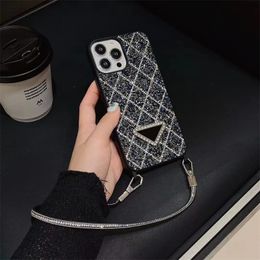 Diamond IPhone 14 Luxury Phone Case Designer Handbag Phonecover For IPhone 14 Pro Max 13 12 11 Xs 7 8 Women Men