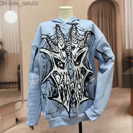 Men's Hoodies Sweatshirts 2022 Men's Animation Hoodie Women's Retro Gothic Punk Zipper Long Sleeve Street Costume Super Coats Original Z230804