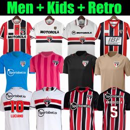 Retro Player Fans São Paulo Soccer Jerseys 2023 2024 LUCIANO ALISSON Calleri ARBOLEDA PABLO MAIA NESTOR ERISON 23 24 futebol masculino camisa infantil