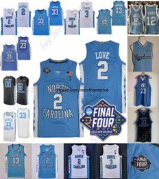 2022 Final Four 4 North Carolina Basketball Jersey NCAA College Caleb Love Armando Bacot R.J. Davis Leaky Black Pete Nance Trimble Dunn Manek Barnes Carter Wo