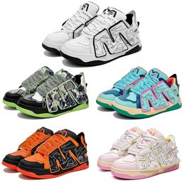 2023 Multi Colour casual shoes men women black white green pink purple orange blue mens trainers outdoor sports sneakers color8