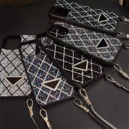 Diamond Phone Case IPhone 14 Luxury Designer Handbag cover For IPhone 14 Pro Max 13 12 11 Xs 7 8 Women Men
