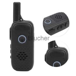 Walkie Talkie Mini 16 Channels Walkie Talkie UHF PMR FRS Handheld Radio 2W 400470MHz with USB Cable 1200mAh Battery higher work efficiency x0802