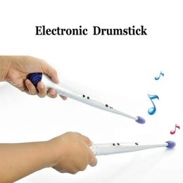 Electronic Musical Toy Drumstick Novelty Gift Educational Toy for Kids Child Children Electric Drum Sticks Rhythm Percussion Air Finger JY04