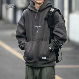 Men's Hoodies Sweatshirts Plus Size Harajuku High Quality Thin Fleece Hoodie Japanese Streetwear Hip Hop Sweatshirt Men Clothing Korean Couple Pullover J230803