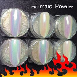 Nail Glitter ORIGINAL 02g Aurora Neon Pigment Mermaid Powder Chameleon Clear Chrome Rainbow Dust Art Manicure Super Shining 230802