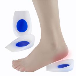 Shoe Parts Accessories Grade Silicone Heel Pad Pain CushionFoot Fatigue Achilles Protector Inserts Shock Absorption Super Soft 230802