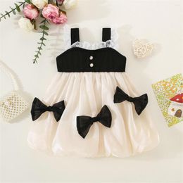 Girl Dresses Summer Baby Girl'S Dress Princess Bow Cloud Ribbon Party Birthday Lady'S Lolita Style