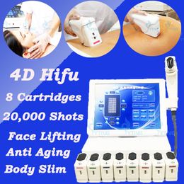 Portable 4D Hifu Anti Ageing Beauty Equipment Wrinkle Removal Body Slimming Skin Firming Fat Removal Machine