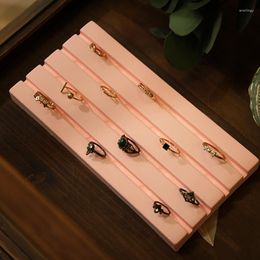 Jewellery Pouches Ring Display Stand Gypsum Rings Storage Tray Shop Creative High-end Bracelet