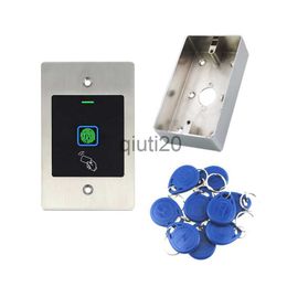 Fingerprint Access Control Embedded Design Biometric Door Lock Proximity Access Control Metal Fingerprint Card Reader RFID EM Card x0803