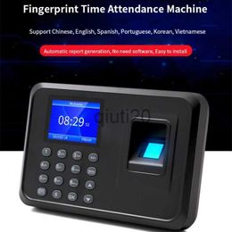 Fingerprint Access Control F01 Fingerprint +Password Time Attendance Machine Punch Card Device Commute Sign In Automatic Report Generation U Disc Download x0803