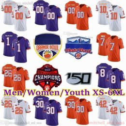 2023 Custom S-6XL NCAA Clemson Tigers Football Jersey Covil Jr. Bentley Maguire Greene Leigh Pride Jr. Lawson Allen Oliver Lukus Williams Randall Klubnik Shipley