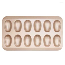 Baking Moulds 12Cup Shell Shaped Nonstick Madeleine Pan Carbon Steel Mould Mould