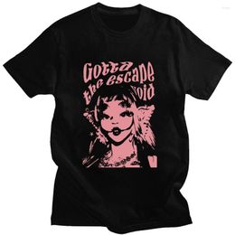 Men's T Shirts Melanie Martinez Portals Print Shirt Men Women Harajuku Tees Hip Hop Loose Cotton T-shirts Y2K Clothes Personality Streetwear