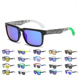 Sunglasses Wholesale Happy Men Women Brand Designer Square Frame Polarised Reflective Coating Sun Glasses Goggle UV400 Spied