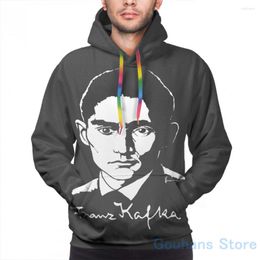 Men's Hoodies Mens Sweatshirt For Women Funny Franz Kafka (Dark) Print Casual Hoodie Streatwear