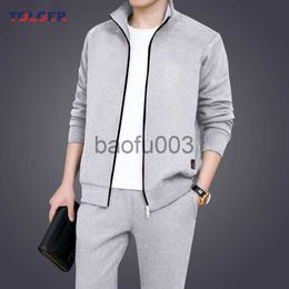 Men's Tracksuits Tracksuits Men Sport Set 2PCS Thick Warm Vest Hoodies Pants Suit Zipper Sportswear Set Winter New Male Jogger Hoodie Sporting J230803