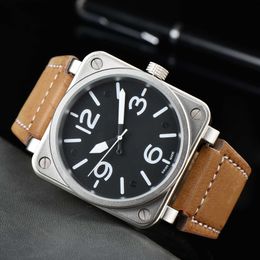 Men Watch Luxury Designer Economical Sports Mechanical Watch Stylish Retro Design Square Retro Movement Wristwatch No Box