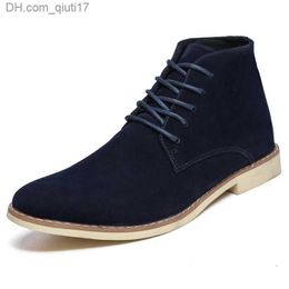 Boots Men's suede leather luxury men's ankle boots men's short casual shoes British style winter spring boots 789 Z230803