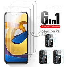 Cell Phone Screen Protectors For Xiaomi Poco M4 Pro 5G NFC Glass 1-To-6 Camera Glass Poko Pocco Little M4Pro M 4 Pro 4Pro 4G Phone Screen Protectors Film x0803