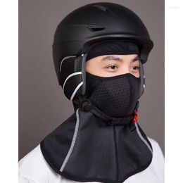 Berets 1 PC Winter Sports Outdoor Warm Headgear Riding Face Shield Protection Cold Head Cover Zipper Night Hat