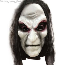 Party Decoration 1 horror wig mask role-playing mask Halloween party costume mask props makeup clown latex headdress dance ball Z230803
