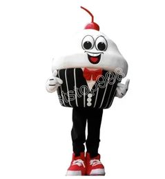 Cupcake Mascot Costume Performance simulation Cartoon Anime theme character Adults Size Christmas Outdoor Advertising Outfit Suit