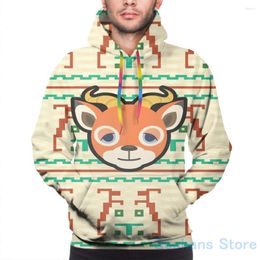 Men's Hoodies Mens Sweatshirt For Women Funny BEAU ANIMAL CROSSING Print Casual Hoodie Streatwear