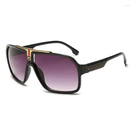 Sunglasses 2023 Unisex Trendy Classic Pilot Men Women Oversized Vintage Retro Sun Glasses Summer Outdoor Sports Eyewear