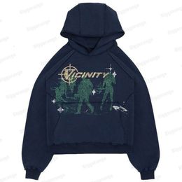 Mens Hoodies Sweatshirts hiphop green zipper sweater mens and womens Personalised streetwear Harajuku anime print longsleeved fleece top coat 230803