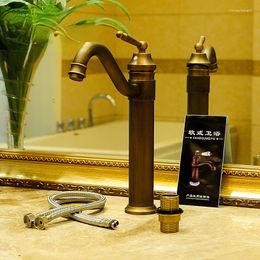 Bathroom Sink Faucets Faucet Set Table Basin Long Mouth Heightened Household