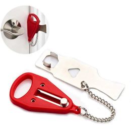 Portable Safety Lock Kid Safe Security Door Lock Hotel Portable Latches Antitheft Locks Home Tools ZZ